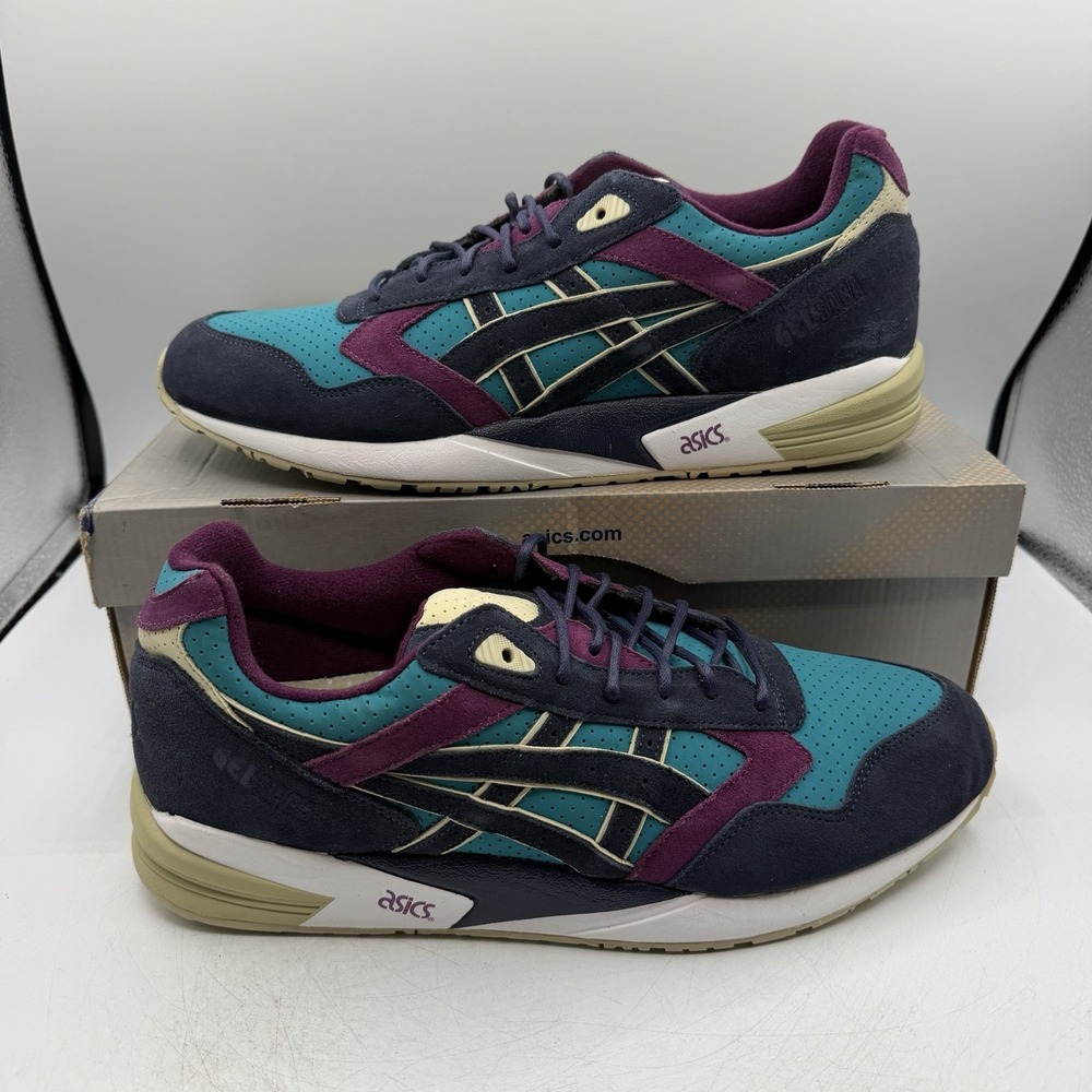 Asics Gel Saga x Bait Shoes Mens Sz 12 Dark Navy/Green Phantom Lagoon H31LK-5084